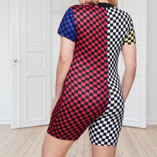 Load image into Gallery viewer, Plus You Race Me Up Romper