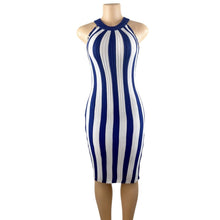 Load image into Gallery viewer, Put On A Show Striped Midi Dress