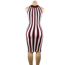 Load image into Gallery viewer, Put On A Show Striped Midi Dress