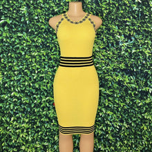 Load image into Gallery viewer, Honey Bee Bodycon Dress