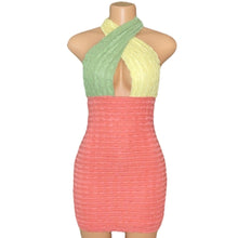 Load image into Gallery viewer, Cross Wrap Halter Dress