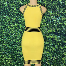 Load image into Gallery viewer, Honey Bee Bodycon Dress