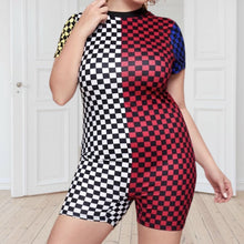 Load image into Gallery viewer, Plus You Race Me Up Romper