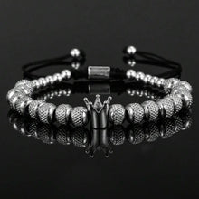 Load image into Gallery viewer, Vintage Crown Beaded Bracelet
