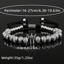 Load image into Gallery viewer, Vintage Crown Beaded Bracelet
