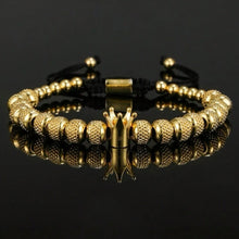 Load image into Gallery viewer, Vintage Crown Beaded Bracelet
