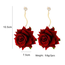 Load image into Gallery viewer, Immortal Rose Floral Earrings
