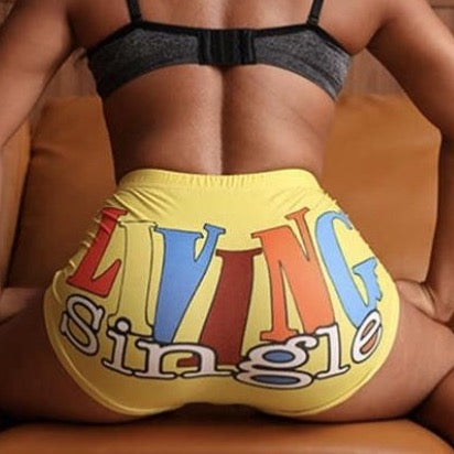 Sexy Living Single Printing Shorts