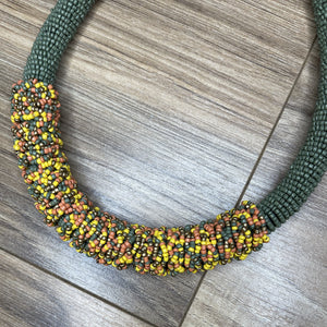 Tube Beaded Necklace