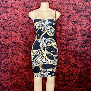 In Chains Printed Dress