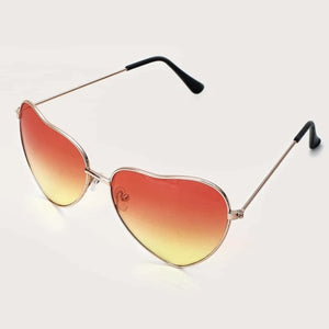Ombre Heart Frame Sunglasses