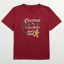 Load image into Gallery viewer, Christmas Gingerbread Man Graphic Tee
