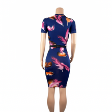 Load image into Gallery viewer, Go Your Own Way Feather Print Dress w/Matching Fanny Pack
