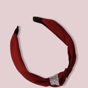 Rhinestone Knot Hair Hoop