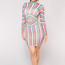 Load image into Gallery viewer, Pop of Color Rhinestone Dress
