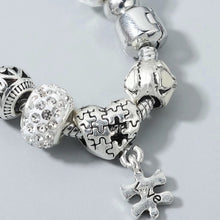 Load image into Gallery viewer, Pandora Inspired Heart Decor Bracelet
