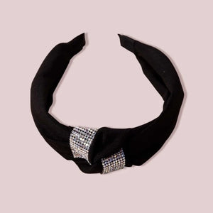 Rhinestone Knot Hair Hoop