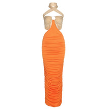 Load image into Gallery viewer, Versatile Cut Out Colorblock Bodycon Dress
