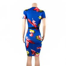 Load image into Gallery viewer, Go Your Own Way Feather Print Dress w/Matching Fanny Pack
