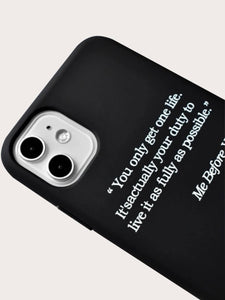 Slogan Print IPhone 11 Pro Max Case