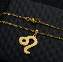 Load image into Gallery viewer, Stainless Steel Zodiac Necklace &amp; Earrings Set
