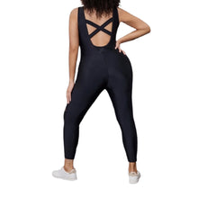 Load image into Gallery viewer, Plus Criss Cross Back Cut Out Tank Jumpsuit
