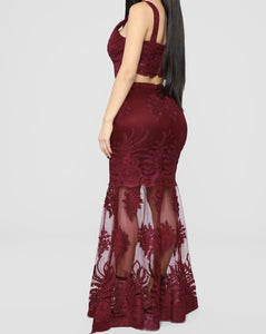 You’re Going To Shine Crop Top & Skirt Set