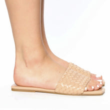 Load image into Gallery viewer, Great Weekend Wide Band Slide Sandals
