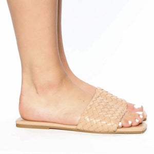 Great Weekend Wide Band Slide Sandals