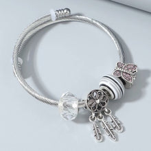 Load image into Gallery viewer, Pandora Inspired Butterfly Decor Bracelet
