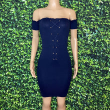 Load image into Gallery viewer, Date Night Baby Off-Shoulder Dress

