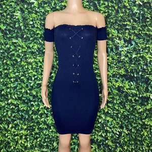 Date Night Baby Off-Shoulder Dress