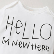 Load image into Gallery viewer, “Hello I’m New Here” Bodysuit
